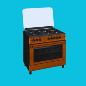 Maxi Gas Cooker 60x90 CM (4+2) Burners Wood