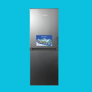 Skyrun 170 Litres Double Door Combi Fridge (BCD-170K) -Dark Silver