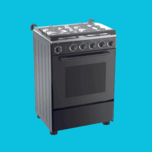 Midea 4 Burner Gas Cooker with Oven 60604G057B 60X60CM BLACK